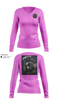 44 GYM Women's Long Sleeve V-neck Shirt - 22