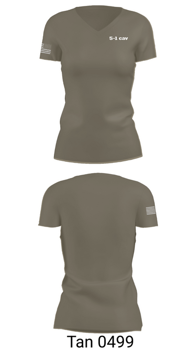 5-1 cav 48319371 Women's Short Sleeve V-neck Shirt - 68