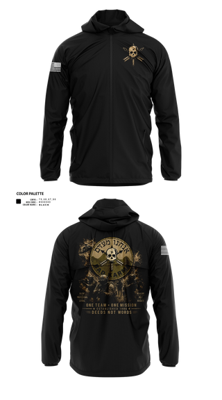 Windbreaker, Bad Karma, Army, Teamtime, Team time, sublimation, custom sports apparel, team uniforms, spirit wear, spiritwear, sports uniforms, custom shirts, team store, custom team store, fundraiser sports, apparel fundraiser
