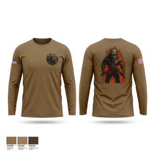 Long Sleeve Performance Shirt, 63rd OD CO Fire Rescue, Army, Teamtime, Team time, sublimation, custom sports apparel, team uniforms, spirit wear, spiritwear, sports uniforms, custom shirts, team store, custom team store, fundraiser sports, apparel fundraiser