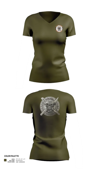Womens Short Sleeve Vneck Shirt, Marine wing support squadron 273, , Teamtime, Team time, sublimation, custom sports apparel, team uniforms, spirit wear, spiritwear, sports uniforms, custom shirts, team store, custom team store, fundraiser sports, apparel fundraiser