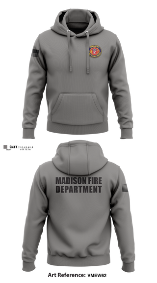 Hoodie, Madison Fire Department, Fire Department, Teamtime, Team time, sublimation, custom sports apparel, team uniforms, spirit wear, spiritwear, sports uniforms, custom shirts, team store, custom team store, fundraiser sports, apparel fundraiser