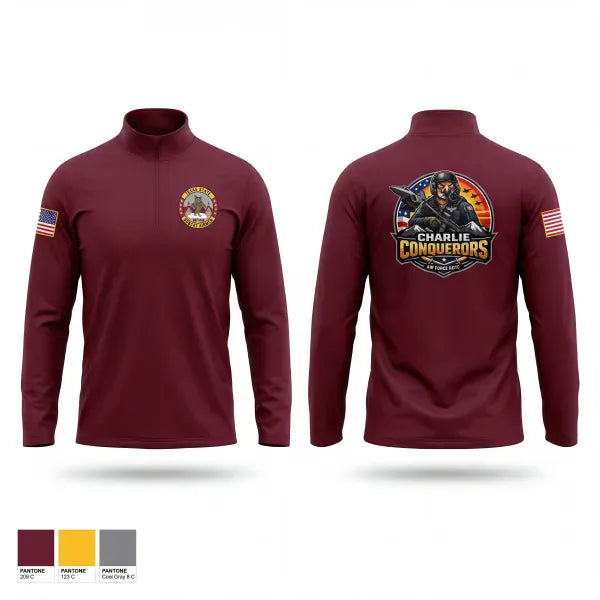 Windbreaker, Charlie conquerors, Air Force, Teamtime, Team time, sublimation, custom sports apparel, team uniforms, spirit wear, spiritwear, sports uniforms, custom shirts, team store, custom team store, fundraiser sports, apparel fundraiser