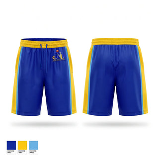Mens Basketball Shorts, JND University, Men's Basketball, Teamtime, Team time, sublimation, custom sports apparel, team uniforms, spirit wear, spiritwear, sports uniforms, custom shirts, team store, custom team store, fundraiser sports, apparel fundraiser