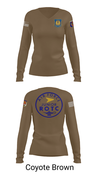 61st Eagle Squadron 97099286 Women's Long Sleeve V-neck Shirt - 17