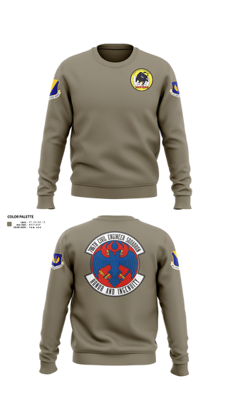 Crew Neck Sweatshirt, 786th CES, Air Force, Teamtime, Team time, sublimation, custom sports apparel, team uniforms, spirit wear, spiritwear, sports uniforms, custom shirts, team store, custom team store, fundraiser sports, apparel fundraiser