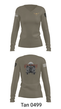 CHP- GGD WST 25577608 Women's Long Sleeve V-neck Shirt - 73