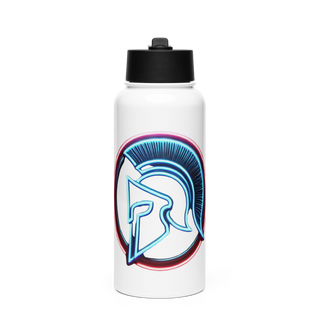 SpartanAlpha13 Stainless Steel Water Bottle with a Straw Lid