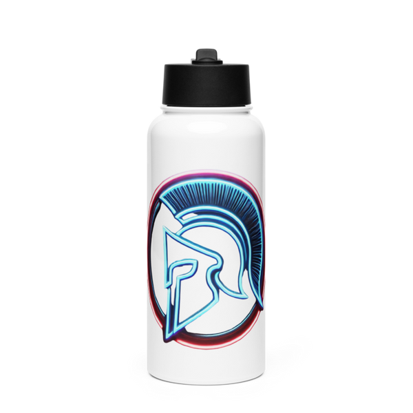 SpartanAlpha13 Stainless Steel Water Bottle with a Straw Lid