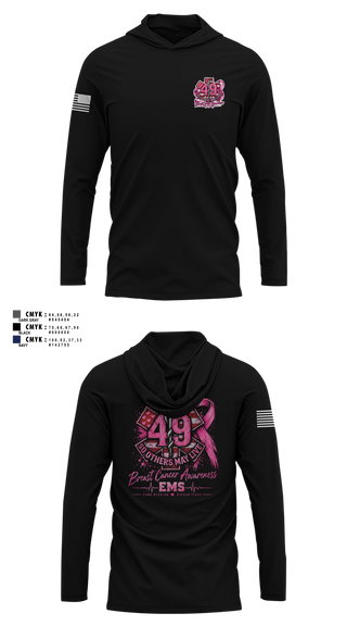 Long Sleeve hooded sunshirt, Coudersport Ems, EMS/EMT, Teamtime, Team time, sublimation, custom sports apparel, team uniforms, spirit wear, spiritwear, sports uniforms, custom shirts, team store, custom team store, fundraiser sports, apparel fundraiser