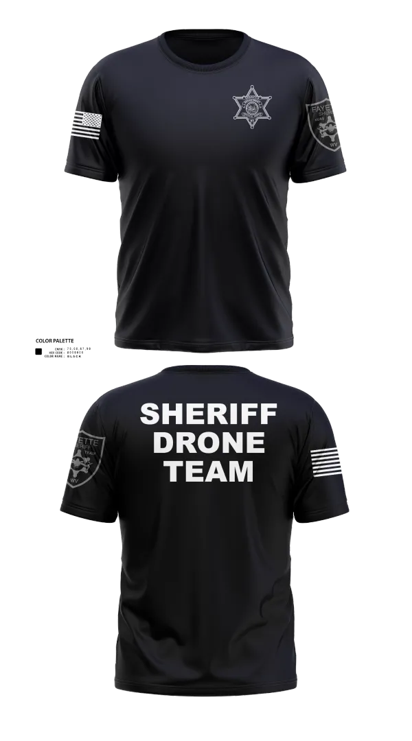 Short Sleeve Performance Shirt, Fayette County Sheriff WV, Police, Teamtime, Team time, sublimation, custom sports apparel, team uniforms, spirit wear, spiritwear, sports uniforms, custom shirts, team store, custom team store, fundraiser sports, apparel fundraiser