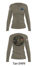 15TH MI 86442620 Women's Long Sleeve V-neck Shirt - 11