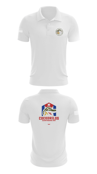 Short Sleeve Performance Polo, Los Cocodrilos, Men's Lacrosse, Teamtime, Team time, sublimation, custom sports apparel, team uniforms, spirit wear, spiritwear, sports uniforms, custom shirts, team store, custom team store, fundraiser sports, apparel fundraiser