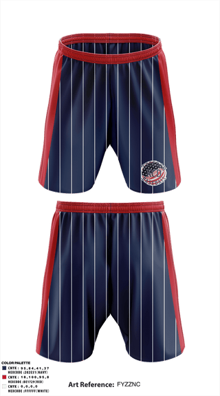 Athletic Shorts With Pockets, KCD Freedom, Baseball, Teamtime, Team time, sublimation, custom sports apparel, team uniforms, spirit wear, spiritwear, sports uniforms, custom shirts, team store, custom team store, fundraiser sports, apparel fundraiser