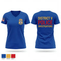 Prince George's County Police 40641572 Women's Short Sleeve V-neck Shirt - 1