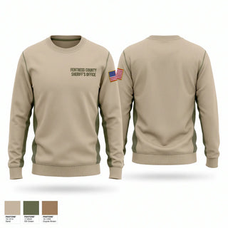 Crew Neck Sweatshirt, Fentress County Sheriff’s Office, Police, Teamtime, Team time, sublimation, custom sports apparel, team uniforms, spirit wear, spiritwear, sports uniforms, custom shirts, team store, custom team store, fundraiser sports, apparel fundraiser