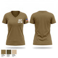 467 EN BN Women's Short Sleeve V-neck Shirt - 1
