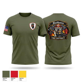 Short Sleeve Performance Shirt, Roodhouse Fire Protection District, Fire Department, Teamtime, Team time, sublimation, custom sports apparel, team uniforms, spirit wear, spiritwear, sports uniforms, custom shirts, team store, custom team store, fundraiser sports, apparel fundraiser