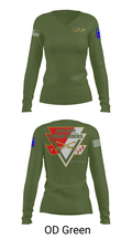 A Troop, 1st squadron-299th Calvary Regiment 70291790 Women's Long Sleeve V-neck Shirt - 57