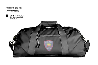 Duffle Bag, Carrollton Police Department, Police, Teamtime, Team time, sublimation, custom sports apparel, team uniforms, spirit wear, spiritwear, sports uniforms, custom shirts, team store, custom team store, fundraiser sports, apparel fundraiser