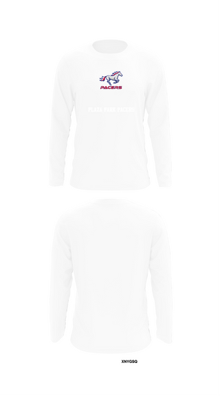 Long Sleeve Performance Shirt, Plaza Park Pacers, Spirit Store, Teamtime, Team time, sublimation, custom sports apparel, team uniforms, spirit wear, spiritwear, sports uniforms, custom shirts, team store, custom team store, fundraiser sports, apparel fundraiser