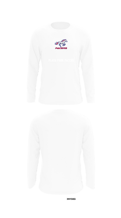 Plaza Park Pacers 617687 Long Sleeve Performance Shirt 8