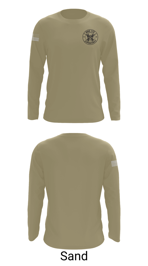 Long Sleeve Performance Shirt, HHC 172, Army, Teamtime, Team time, sublimation, custom sports apparel, team uniforms, spirit wear, spiritwear, sports uniforms, custom shirts, team store, custom team store, fundraiser sports, apparel fundraiser