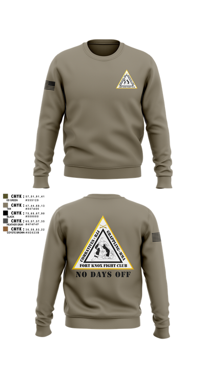 Fort Knox Fight Club Crew Neck Sweatshirt - 6