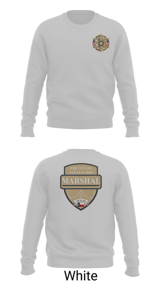 Crew Neck Sweatshirt, San Elizario Marshal’s Office, Police, Teamtime, Team time, sublimation, custom sports apparel, team uniforms, spirit wear, spiritwear, sports uniforms, custom shirts, team store, custom team store, fundraiser sports, apparel fundraiser