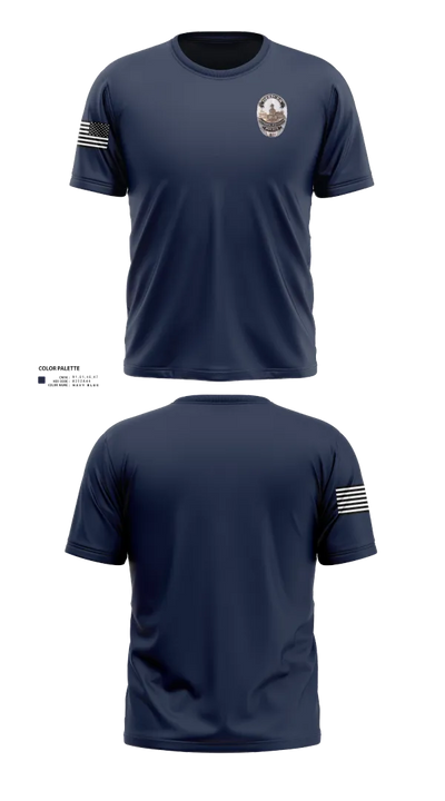 Superior Police Department 92849766 Old School Cotton Feel Shirt - 101