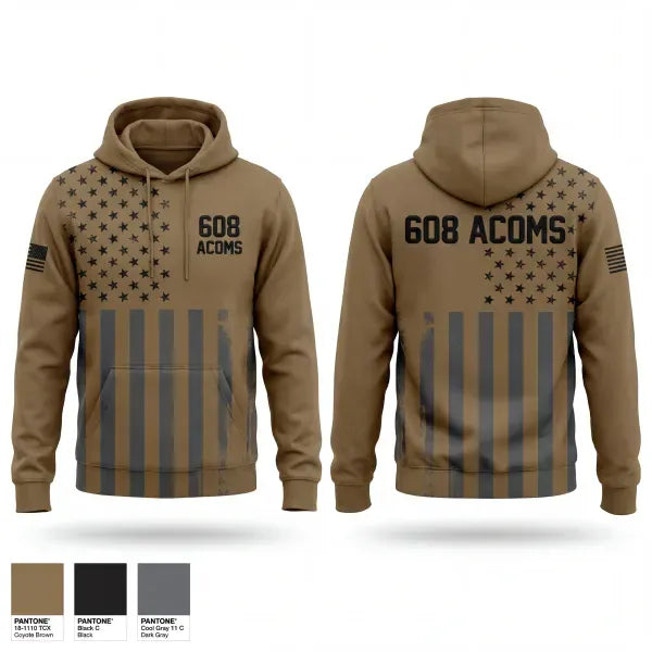 Hoodie, 608 ACOMS, Air Force, Teamtime, Team time, sublimation, custom sports apparel, team uniforms, spirit wear, spiritwear, sports uniforms, custom shirts, team store, custom team store, fundraiser sports, apparel fundraiser