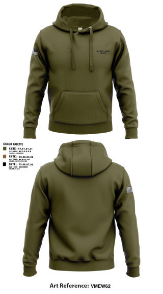 Hoodie, A BTRY 1-163D FA Reg, , Teamtime, Team time, sublimation, custom sports apparel, team uniforms, spirit wear, spiritwear, sports uniforms, custom shirts, team store, custom team store, fundraiser sports, apparel fundraiser