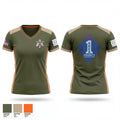Chicago Police Area 1 PRT 69713791 Women's Short Sleeve V-neck Shirt - 1