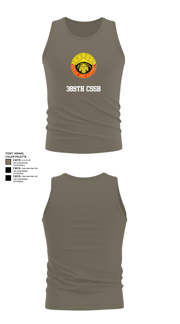 Tank Top, 389th CSSB, , Teamtime, Team time, sublimation, custom sports apparel, team uniforms, spirit wear, spiritwear, sports uniforms, custom shirts, team store, custom team store, fundraiser sports, apparel fundraiser