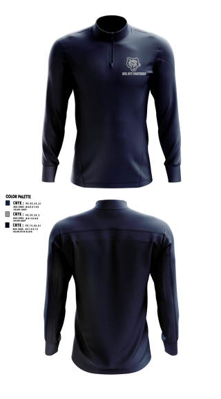 Quarter Zip Jacket, Mel Ott Panthers, Baseball, Teamtime, Team time, sublimation, custom sports apparel, team uniforms, spirit wear, spiritwear, sports uniforms, custom shirts, team store, custom team store, fundraiser sports, apparel fundraiser