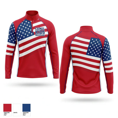 Camel Kids Wrestling 14440323 Quarter Zip Jacket - 1