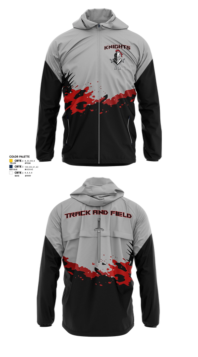 Knights Track Club 36439101 Windbreaker - 3