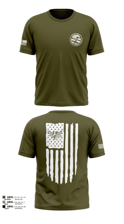PCSO Black Knights 43803915 Old School Cotton Feel Shirt - 1