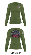 Truck 35 66296032 Women's Long Sleeve V-neck Shirt - 57