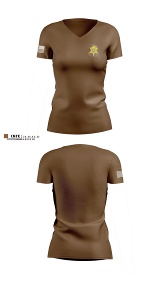 Womens Short Sleeve Vneck Shirt, Bolivar County Sheriff Department, Police, Teamtime, Team time, sublimation, custom sports apparel, team uniforms, spirit wear, spiritwear, sports uniforms, custom shirts, team store, custom team store, fundraiser sports, apparel fundraiser