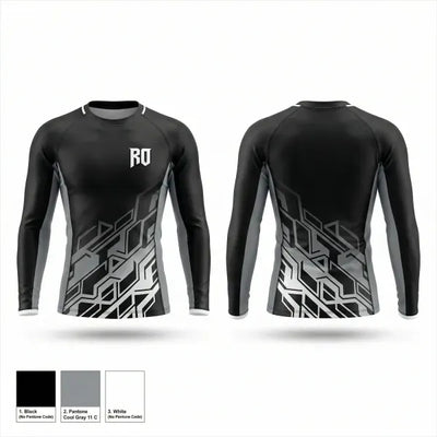 R&O 64769214 Long Sleeve Rash Guard Shirt - 1