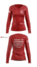 SOUTHEND FIRE DEPARTMENT Women's Long Sleeve V-neck Shirt - 7