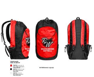 Gear Bag, Roadwarriors, Softball, Teamtime, Team time, sublimation, custom sports apparel, team uniforms, spirit wear, spiritwear, sports uniforms, custom shirts, team store, custom team store, fundraiser sports, apparel fundraiser