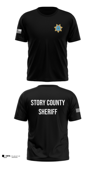 Old School Cotton Feel Shirt, Story County Sheriffs Office, Police, Teamtime, Team time, sublimation, custom sports apparel, team uniforms, spirit wear, spiritwear, sports uniforms, custom shirts, team store, custom team store, fundraiser sports, apparel fundraiser