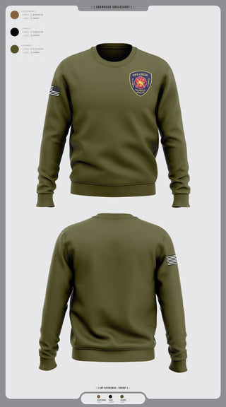 Crew Neck Sweatshirt, PCFD, , Teamtime, Team time, sublimation, custom sports apparel, team uniforms, spirit wear, spiritwear, sports uniforms, custom shirts, team store, custom team store, fundraiser sports, apparel fundraiser