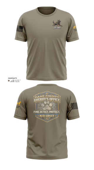 Old School Cotton Feel Shirt, Dane County K9, Police, Teamtime, Team time, sublimation, custom sports apparel, team uniforms, spirit wear, spiritwear, sports uniforms, custom shirts, team store, custom team store, fundraiser sports, apparel fundraiser