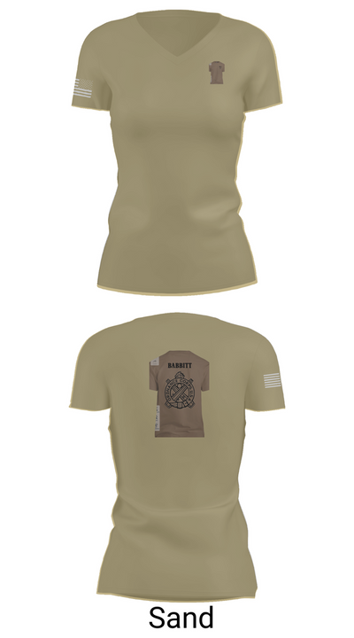 FMS 4 61210303 Women's Short Sleeve V-neck Shirt - 84