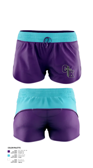 Womens Shorts, Columbia Knights Football, , Teamtime, Team time, sublimation, custom sports apparel, team uniforms, spirit wear, spiritwear, sports uniforms, custom shirts, team store, custom team store, fundraiser sports, apparel fundraiser