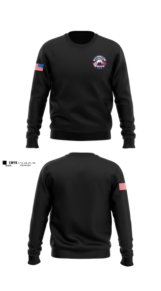 Crew Neck Sweatshirt, Westmoreland PD, Police, Teamtime, Team time, sublimation, custom sports apparel, team uniforms, spirit wear, spiritwear, sports uniforms, custom shirts, team store, custom team store, fundraiser sports, apparel fundraiser