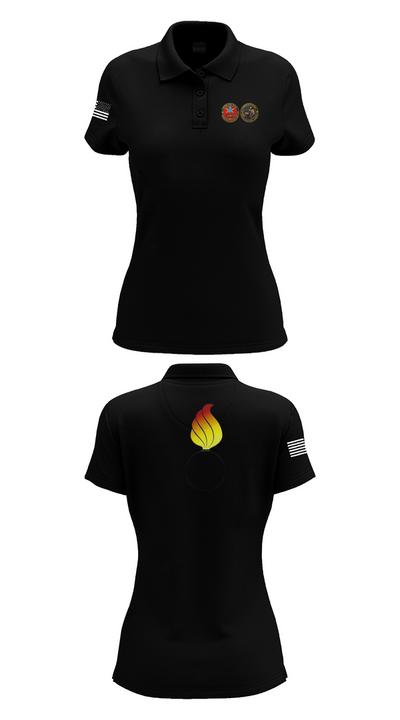 RTS-M FT. HOOD 77686881 Women's Short Sleeve Performance Polo  - 35